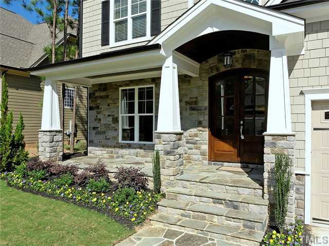 2304 Finley Ridge Lane Raleigh, NC 27615 - Photo 18 of 24 Pictured An Example Of The Stone Work And Craftmanship From Raleigh Custom Homes. Porch