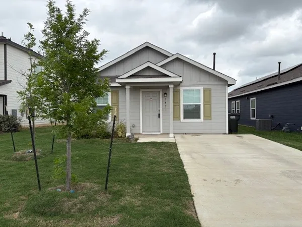 a house view with a outdoor space