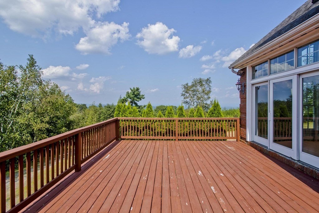 155 Edwards Road Westhampton, MA 01027 - Photo 13 of 39 a view of a balcony with wooden floor