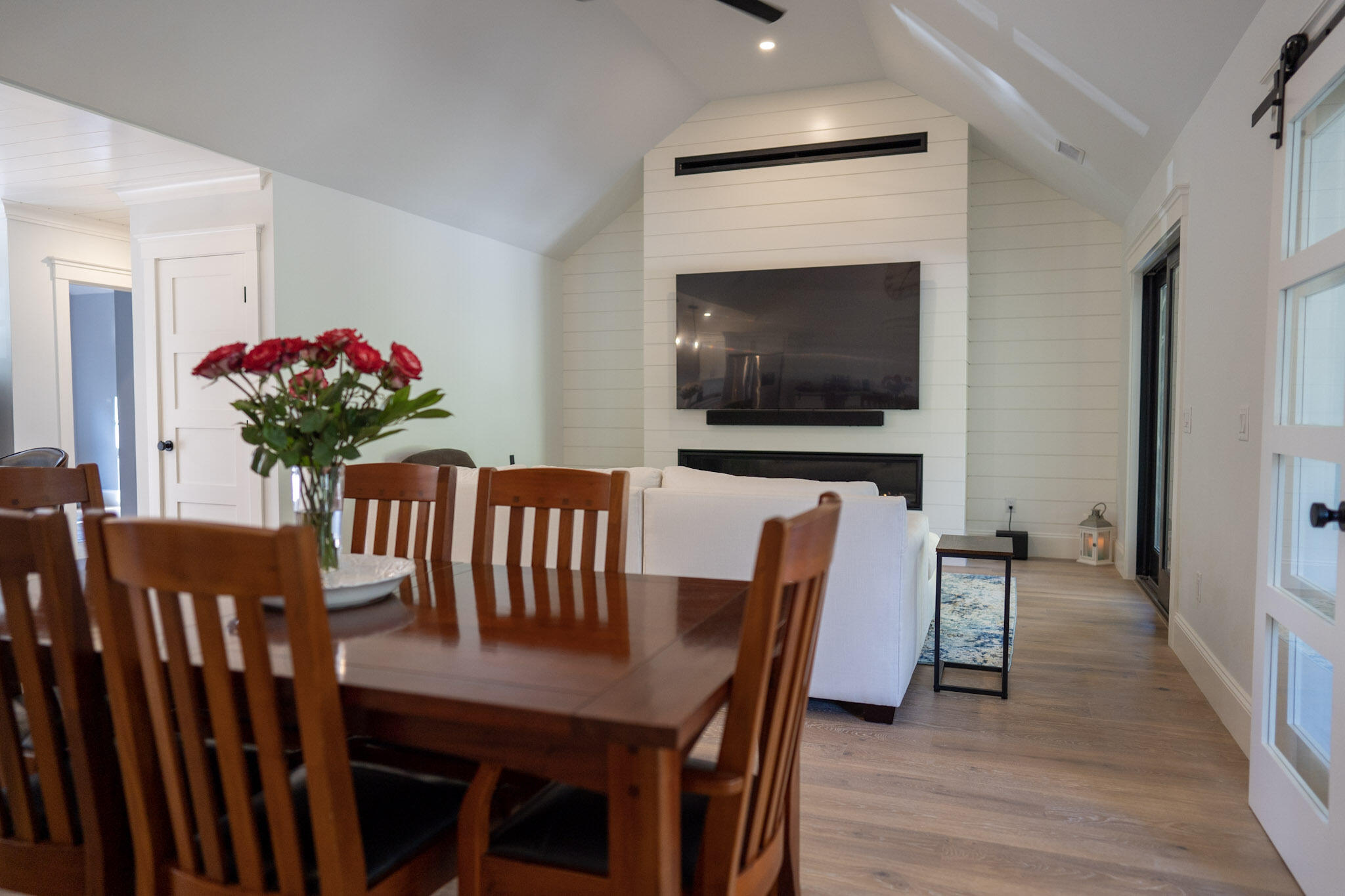 131 Old Barnstable Road Mashpee, MA 02649 - Photo 30 of 93 a view of a dining room with furniture and wooden floor