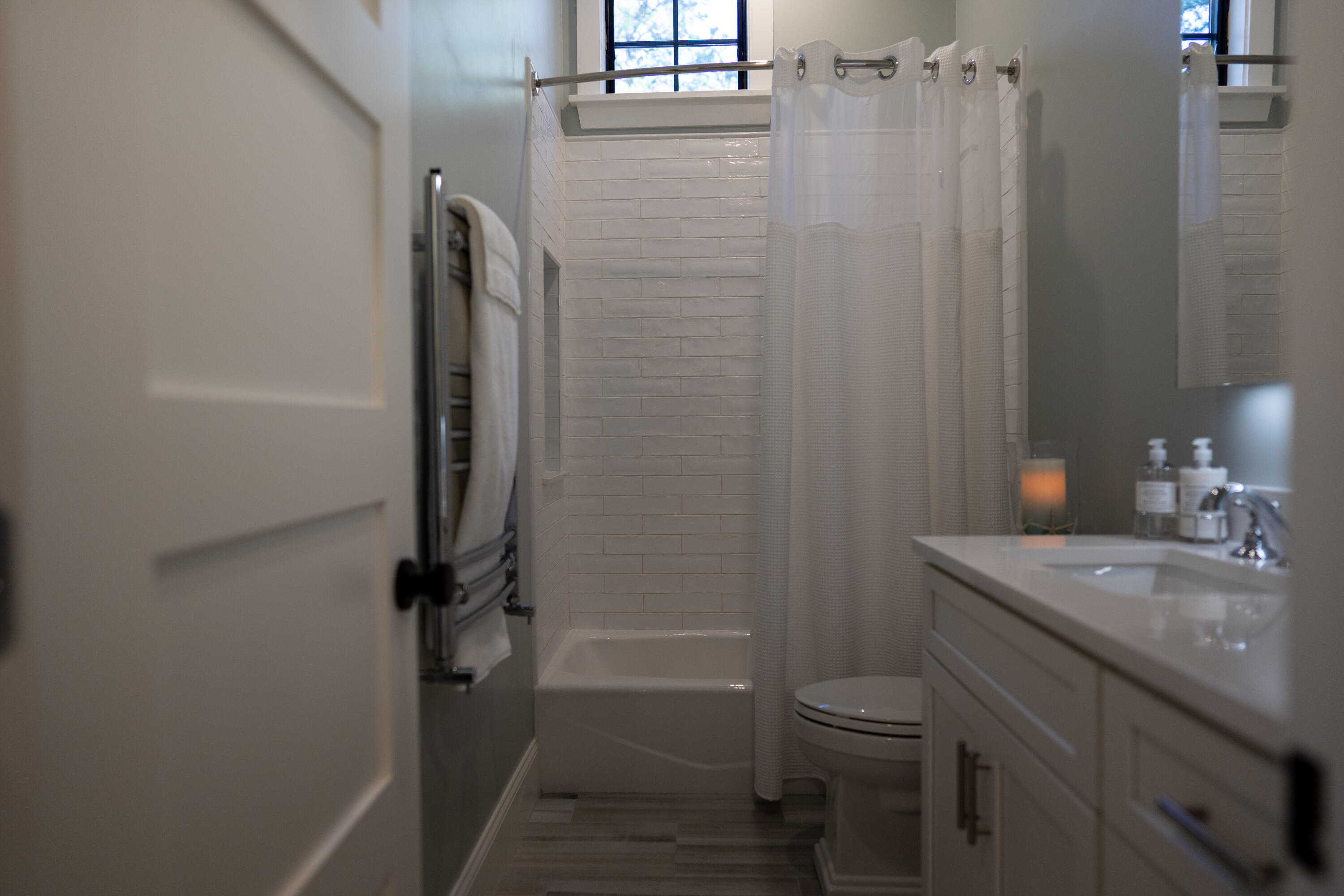 131 Old Barnstable Road Mashpee, MA 02649 - Photo 41 of 93 a bathroom with a granite countertop sink toilet and shower