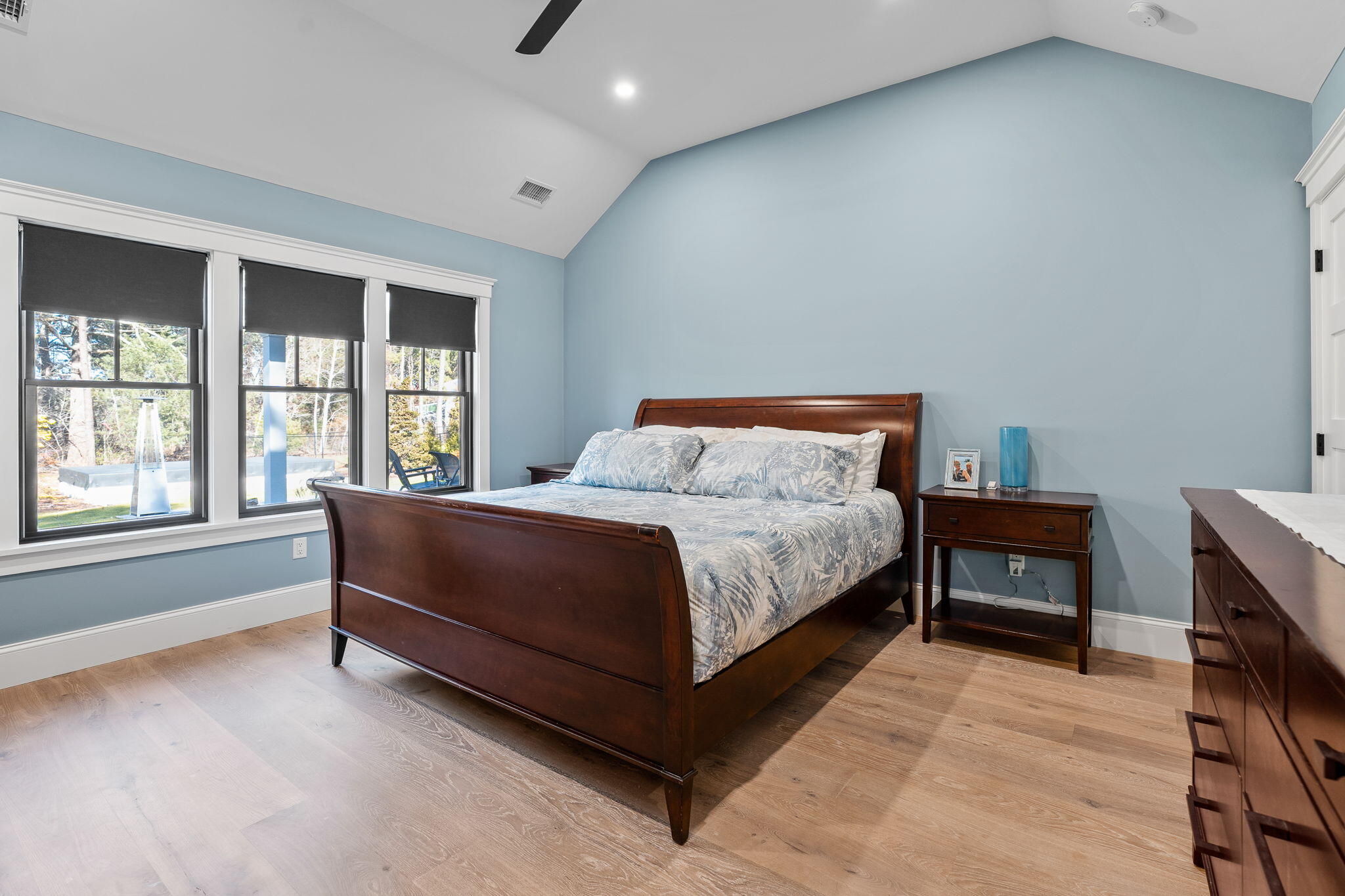 131 Old Barnstable Road Mashpee, MA 02649 - Photo 79 of 93 a bedroom with a bed and a night stand