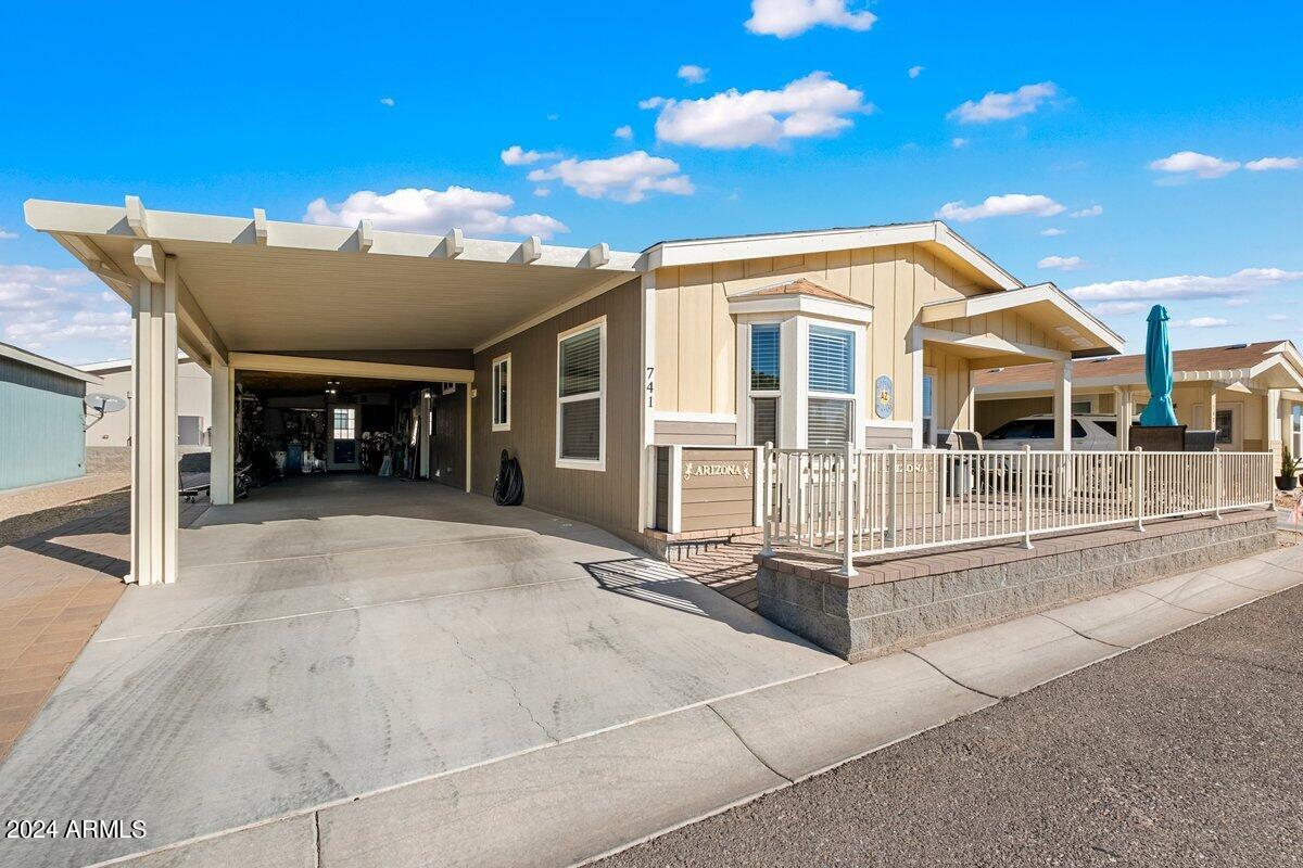 8865 East Baseline Road, Unit 741 Mesa, AZ 85209 - Photo 2 of 28 Large Carport Garage 30 feet!