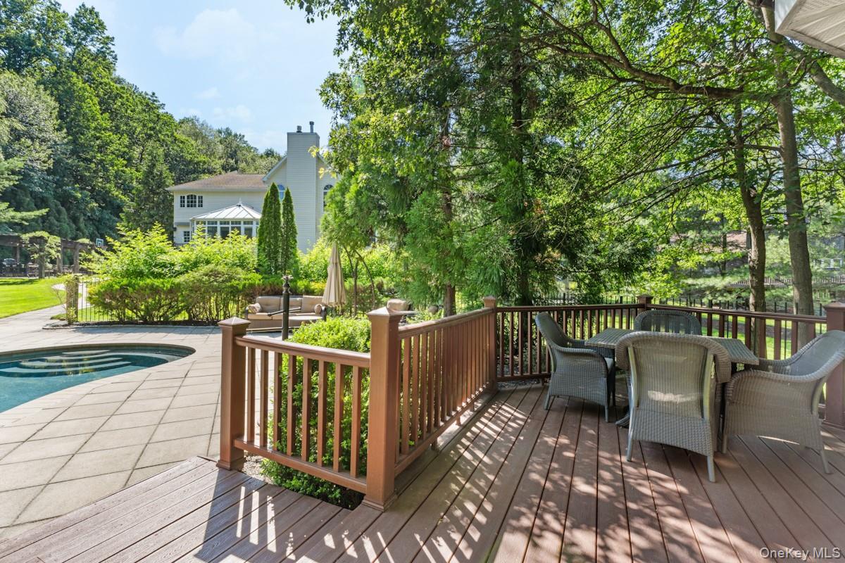 9 Ronwood Road Chestnut Ridge, NY 10977 - Photo 43 of 48 a view of a chairs on the deck