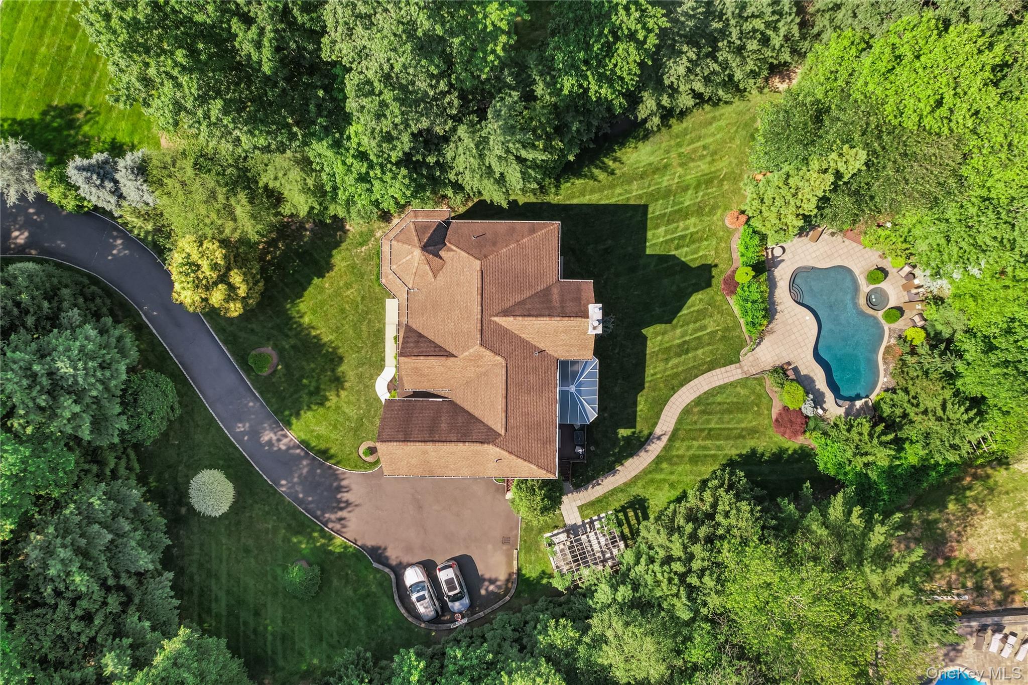 9 Ronwood Road Chestnut Ridge, NY 10977 - Photo 6 of 48 an aerial view of a house with outdoor space and street view