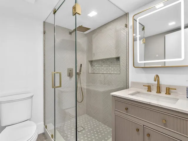 a view of a kitchen with a swimming pool