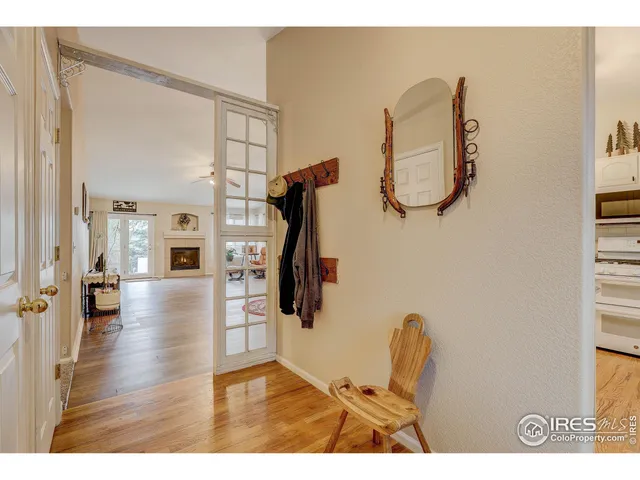 a view interior of a house and wooden floor