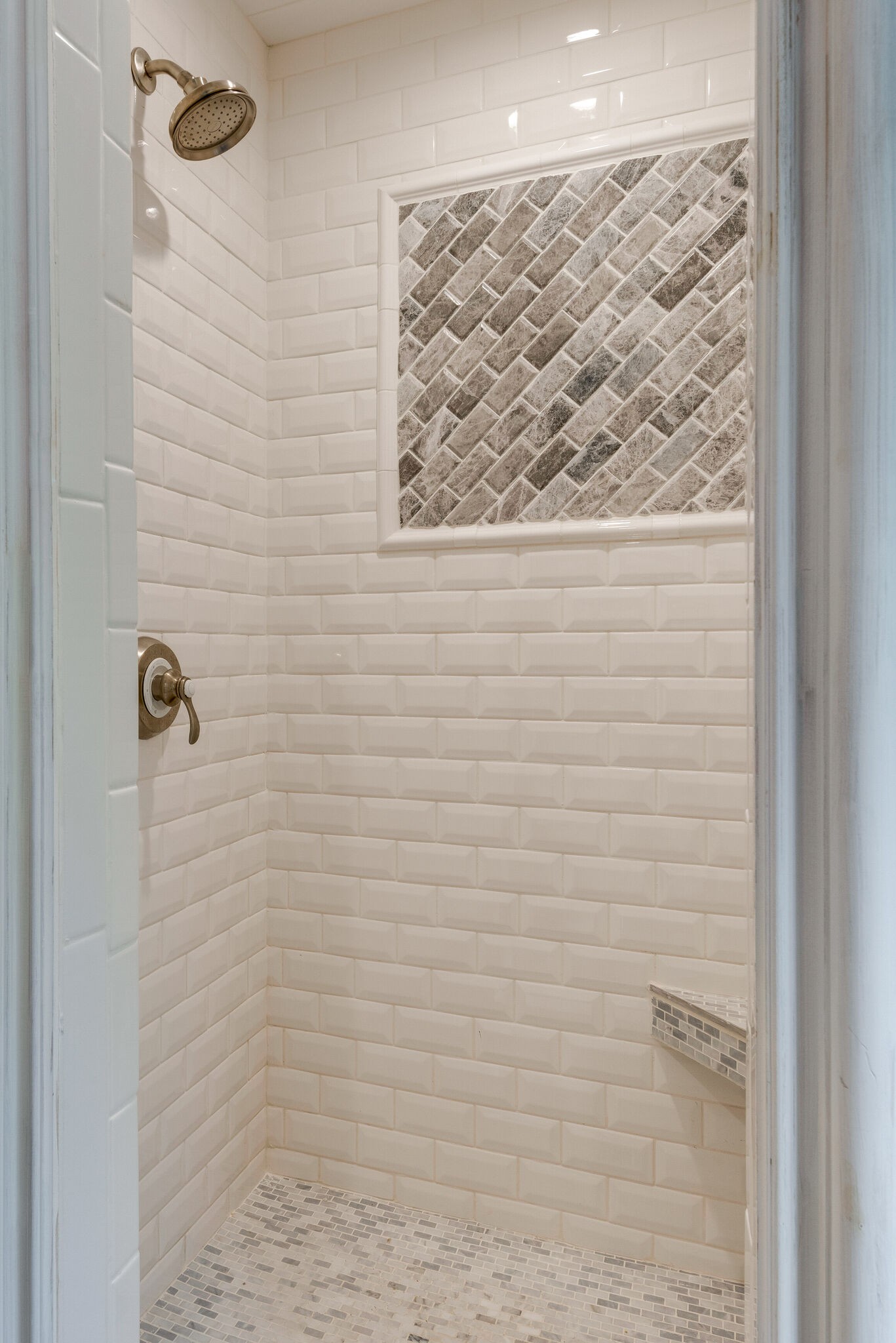 5927 Post Road Nashville, TN 37205 - Photo 14 of 22 a bathroom with a shower