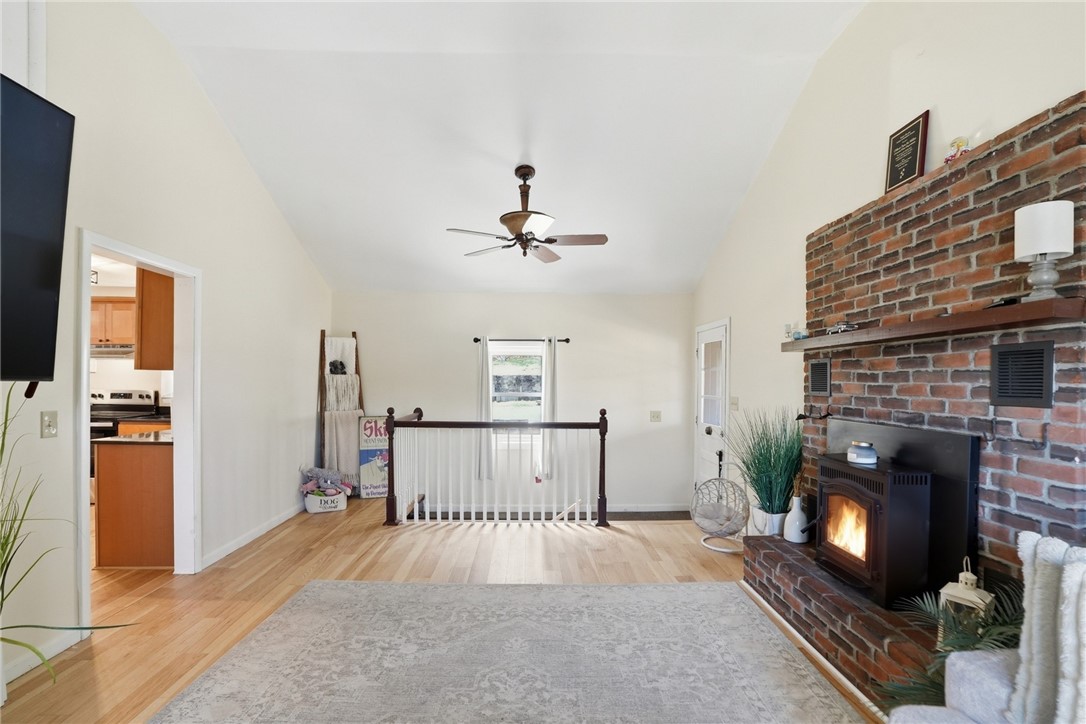 144 Blackrock Road Coventry, RI 02816 - Photo 8 of 33 Living room with door to enclosed porch