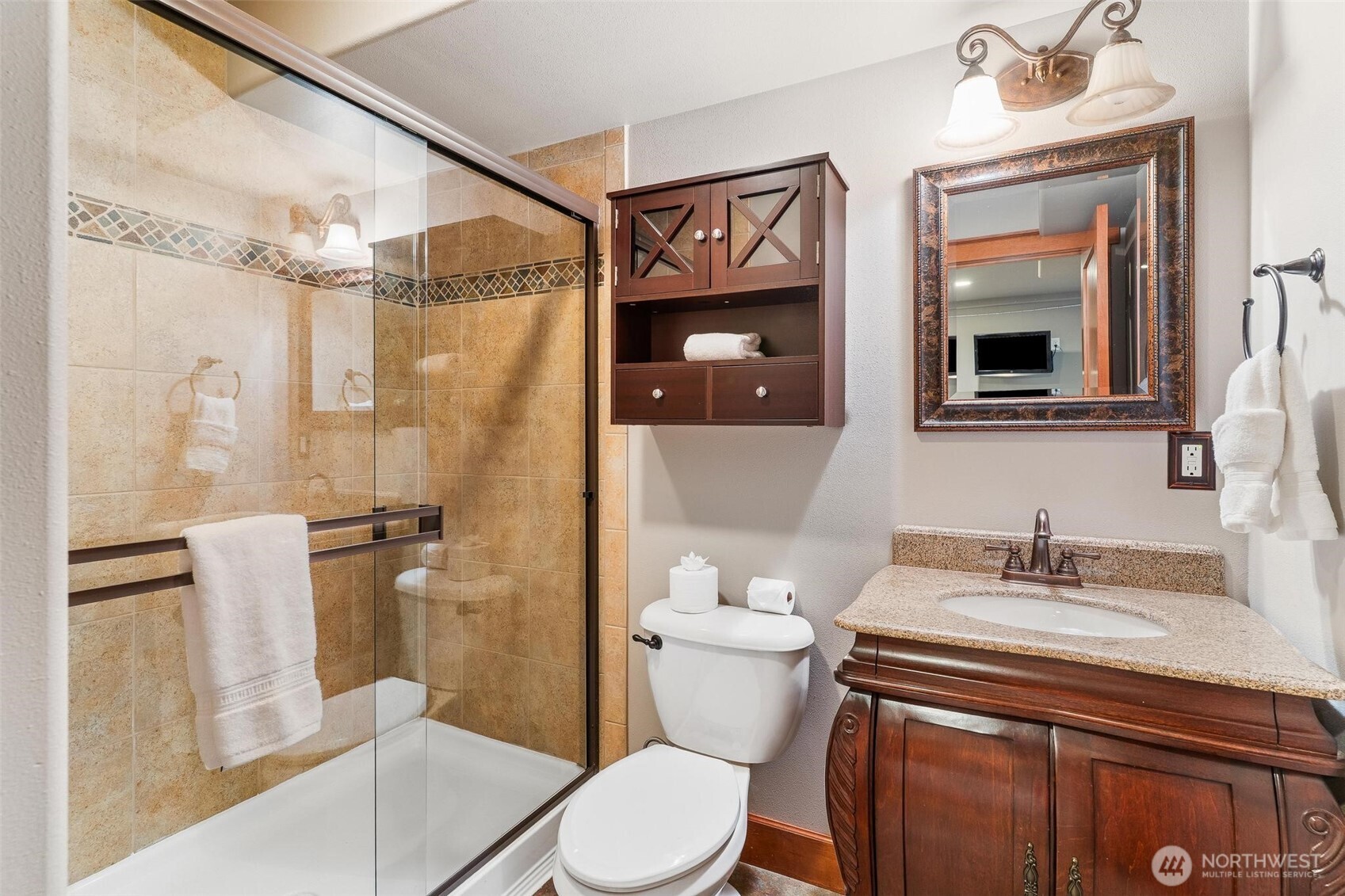 16454 108th Avenue Northeast Bothell, WA 98011 - Photo 33 of 40 a bathroom with a sink toilet and shower