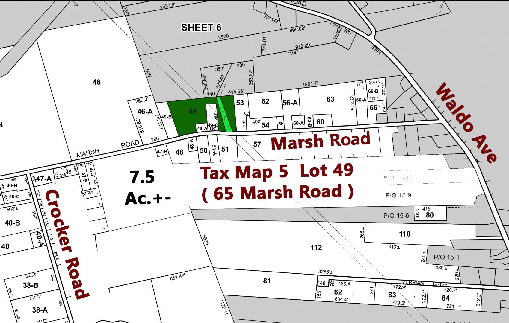 65 Marsh Road Belfast, ME 04915 - Photo 8 of 18 Tax Map 5 cr4bbb4 (Large)