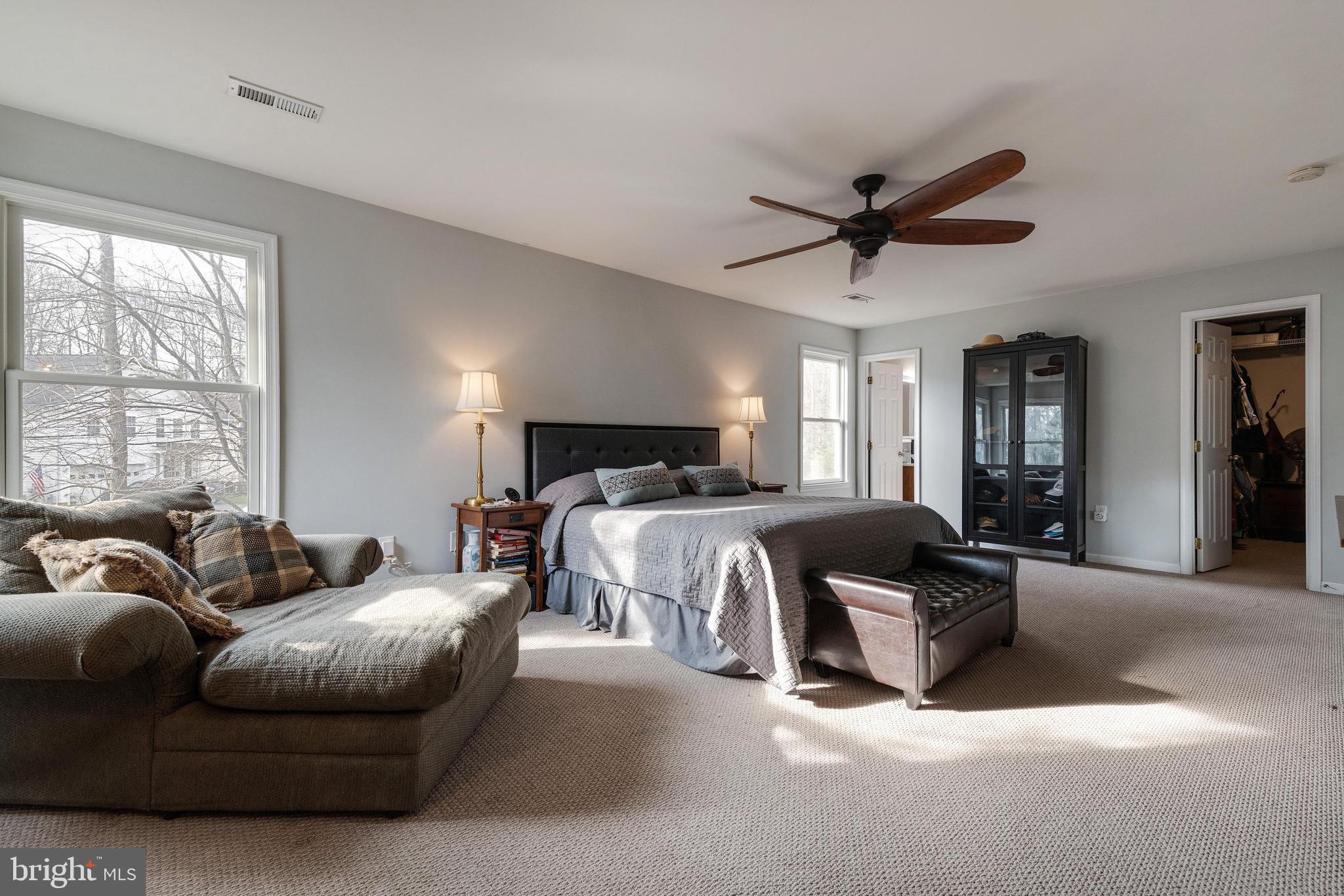 3623 Calvert Street Edgewater, MD 21037 - Photo 24 of 38 Spacious Primary Bedroom with Sitting Area