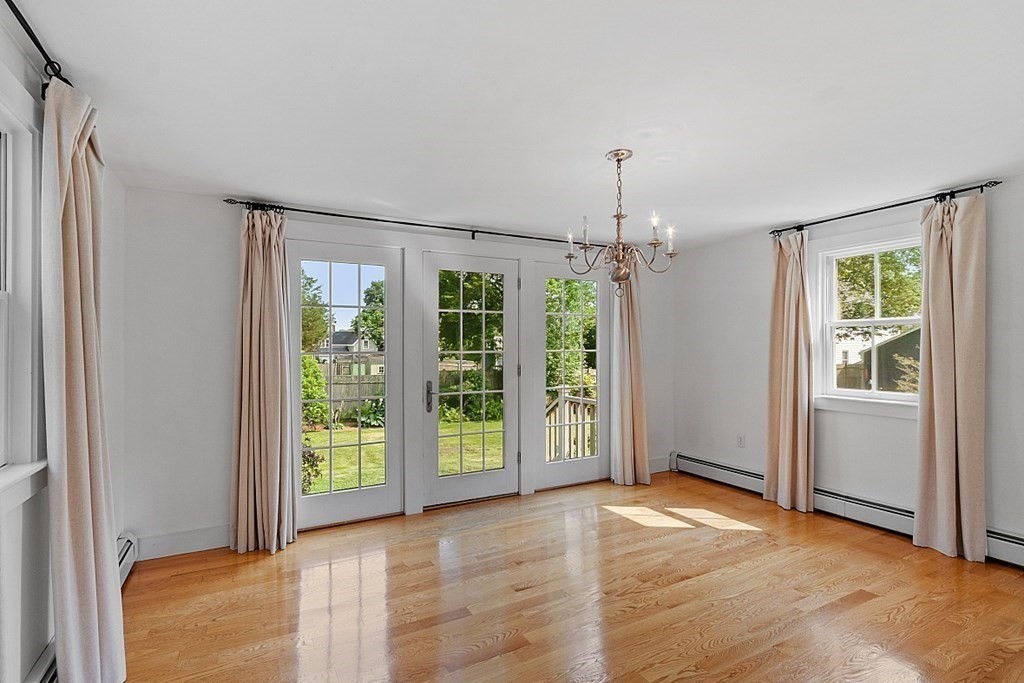 21 Cottage Street Hamilton, MA 01982 - Photo 11 of 40 an empty room with windows and outdoor view