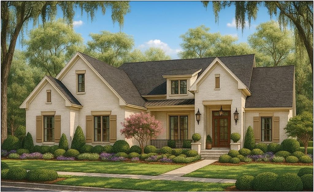 front view of house with a yard