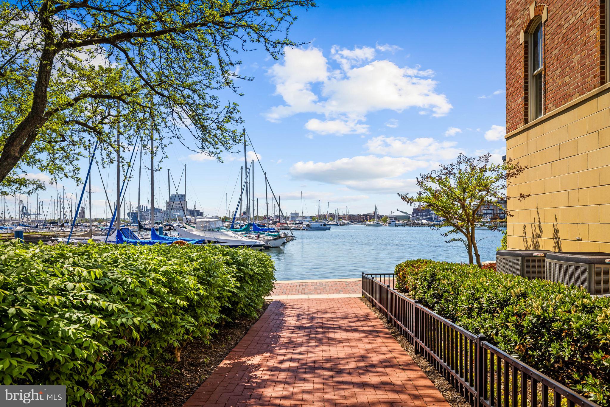 2331 Boston Street, Unit 1 Baltimore, MD 21224 - Photo 71 of 74 a view of a lake with a garden