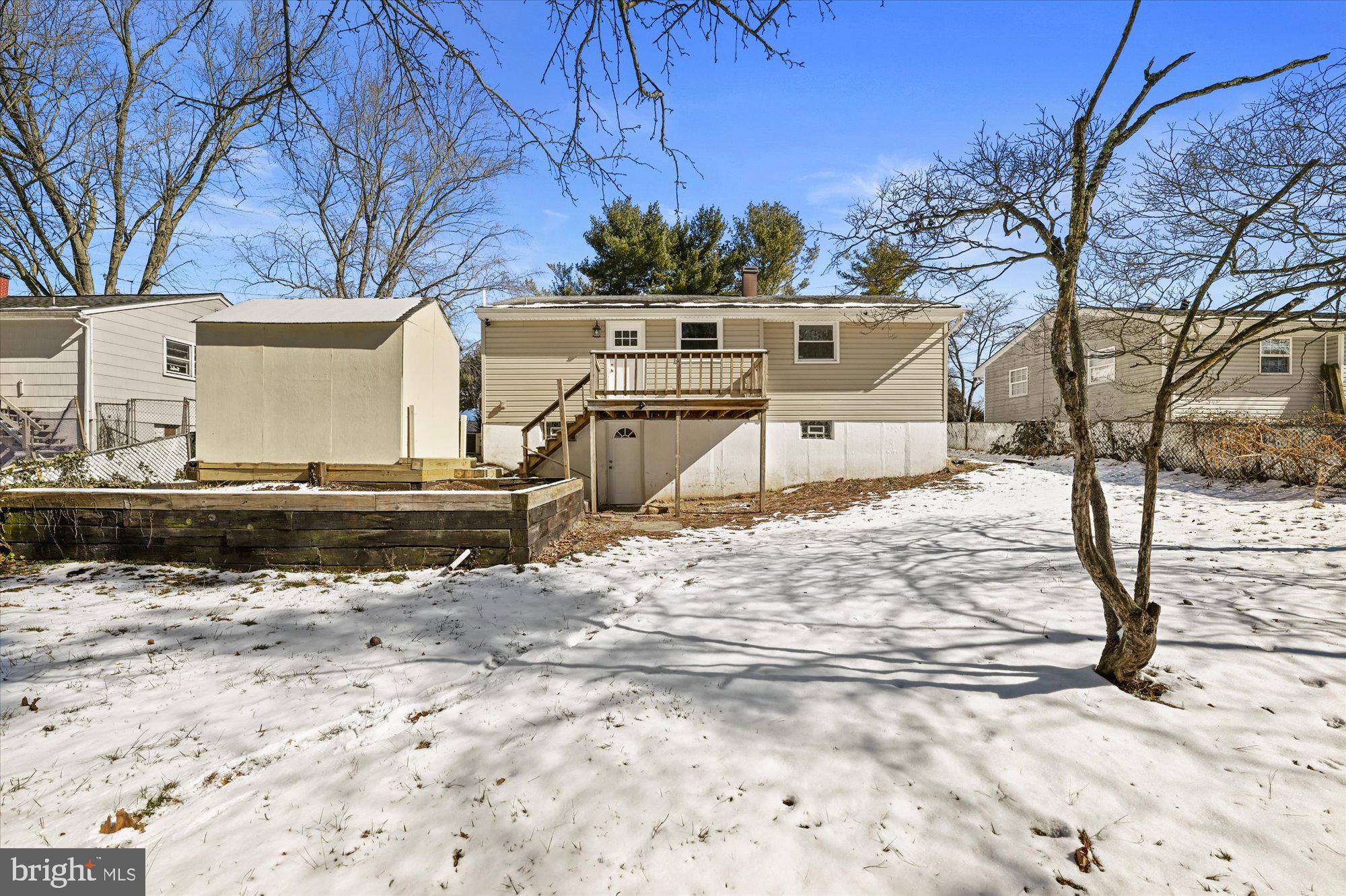 125 Allgate Road Owings Mills, MD 21117 - Photo 24 of 28 Rear yard with deck