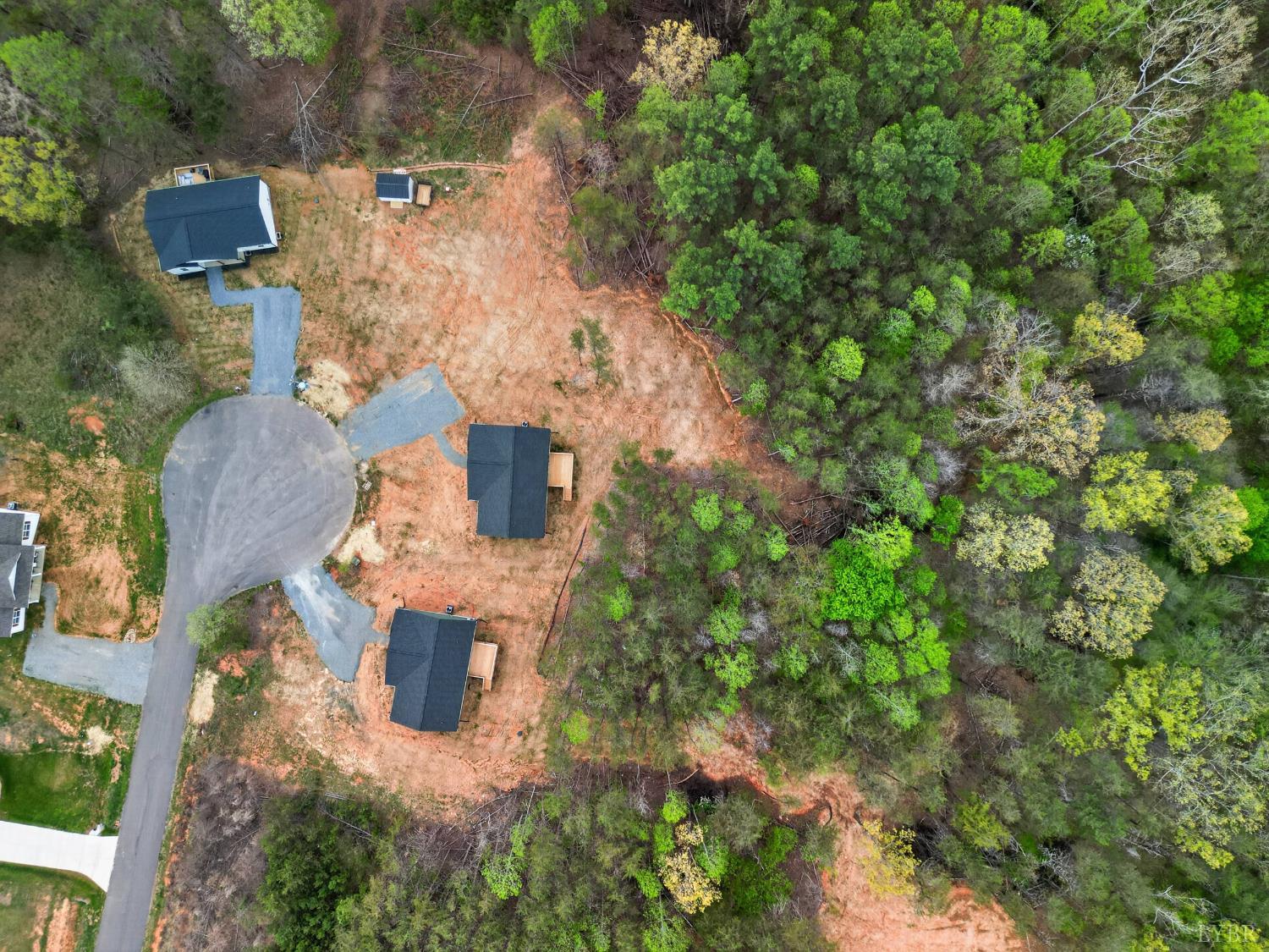 162 Dillon Cabin Road Moneta, VA 24121 - Photo 51 of 56 an aerial view of a house with a yard