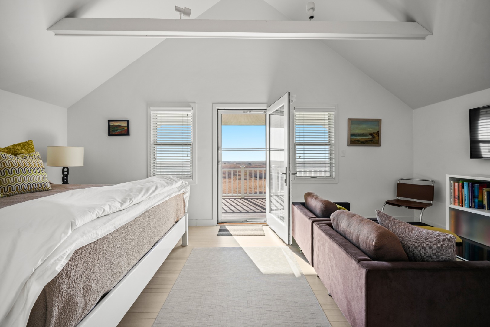 5 Cudweed Road Nantucket, MA 02554 - Photo 24 of 31 2nd floor en-suite bedroom with private, ocean-facing covered deck
