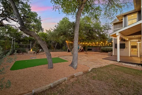 a view of a house with a outdoor space