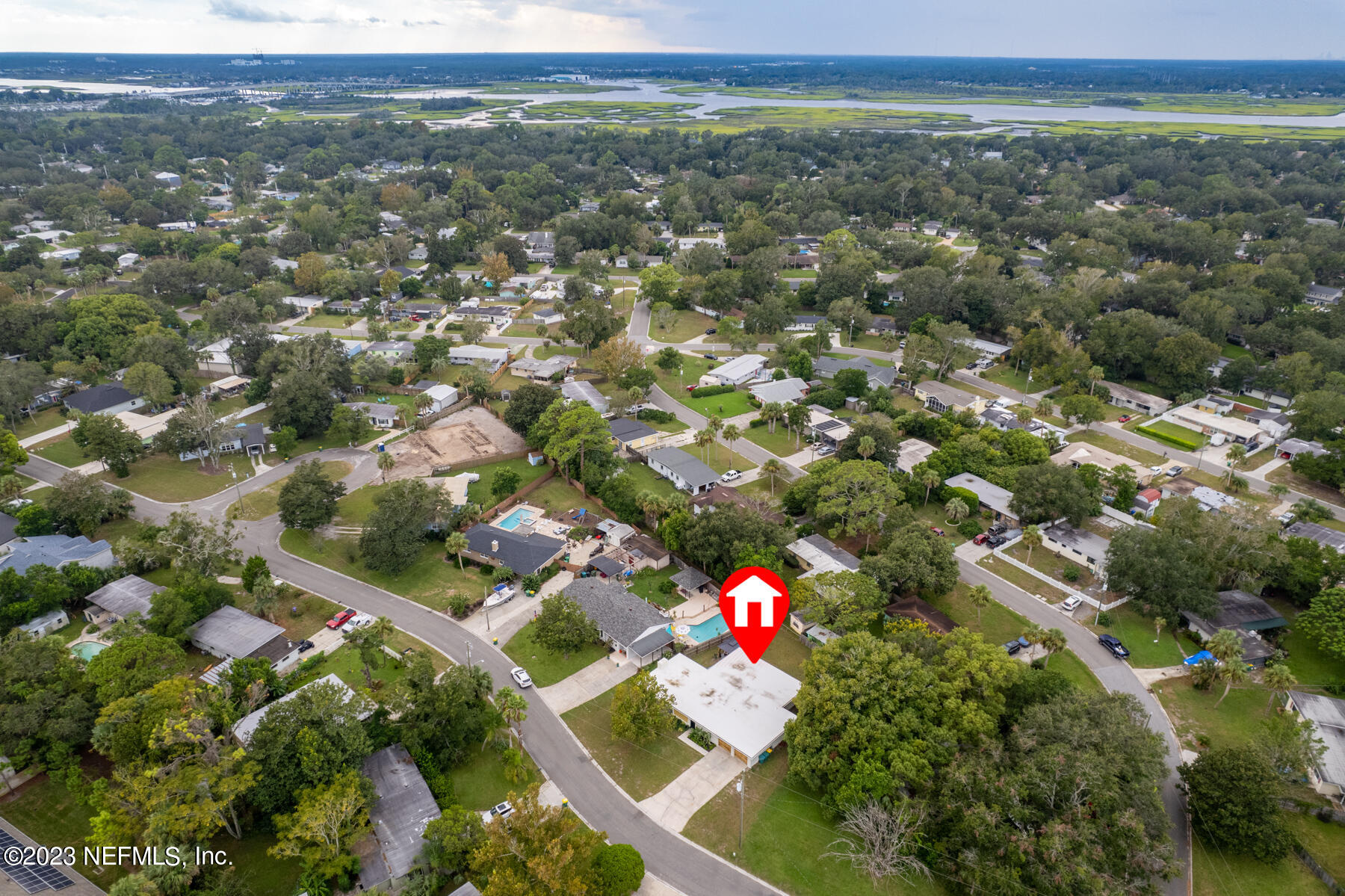 1706 Sunset Drive Jacksonville Beach, FL 32250 - Photo 40 of 44 a view of city and mountain