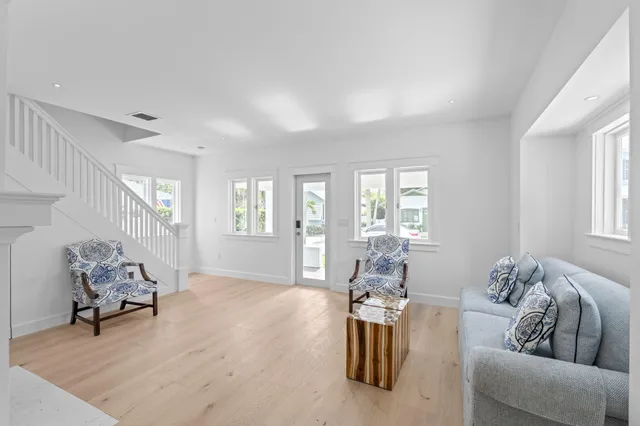 a view of a living room