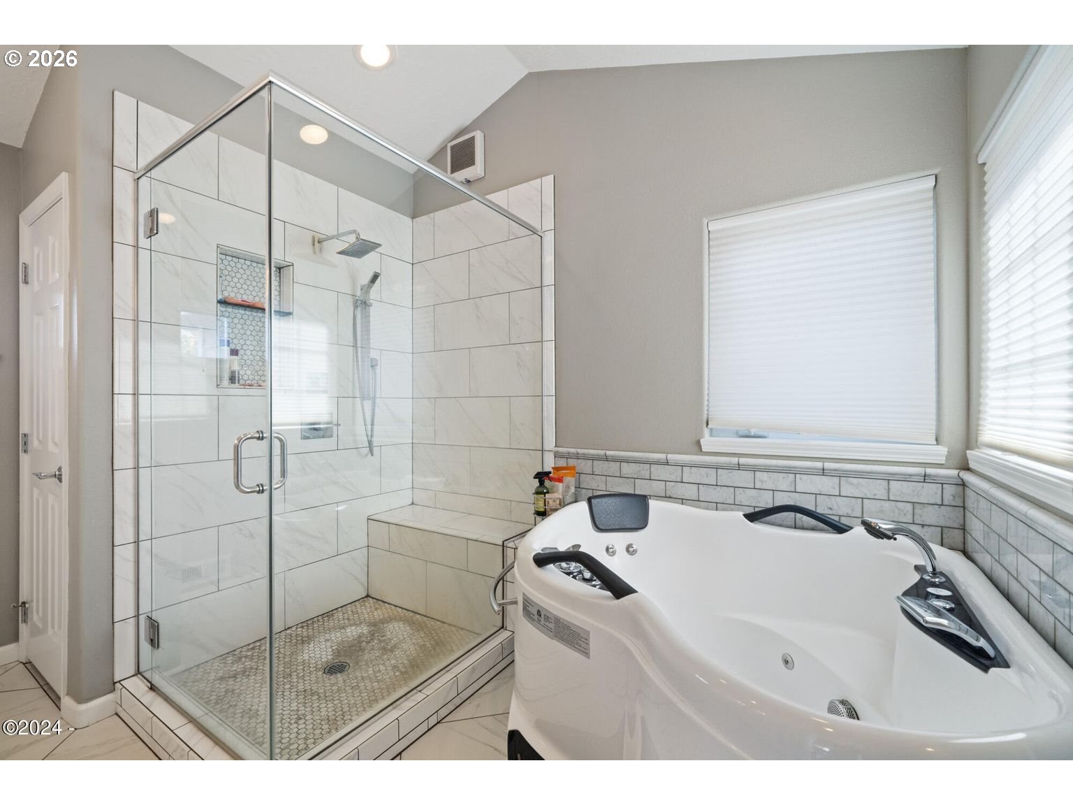 465 Edgewater Depoe Bay, OR 97341 - Photo 39 of 48 a bathroom with a sink and a shower