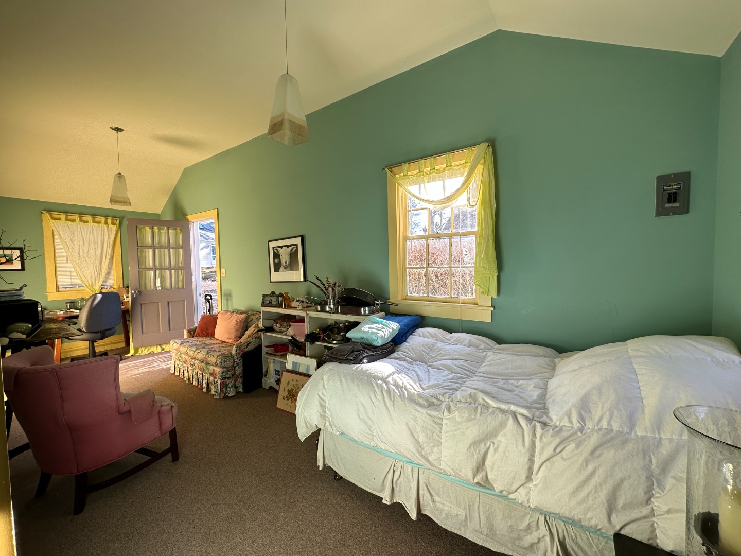 45 Pine Tree Lane Vineyard Haven, MA 02568 - Photo 21 of 25 a bedroom with bed couch and window