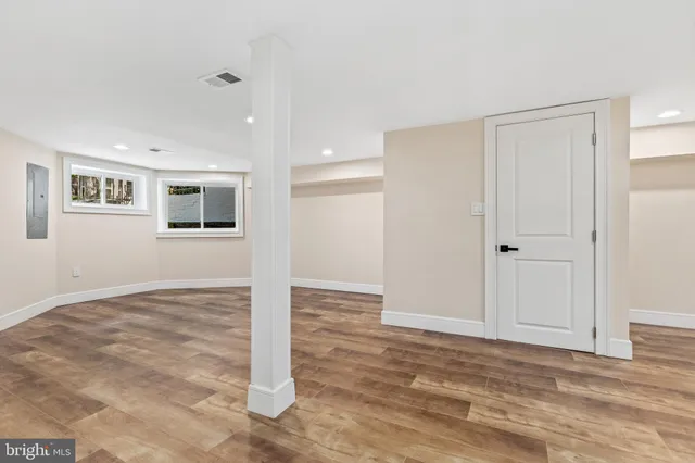 a view of an empty room