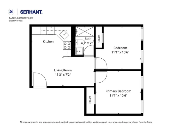 $4,300 | 983 Manhattan Avenue, Unit 2R | Greenpoint