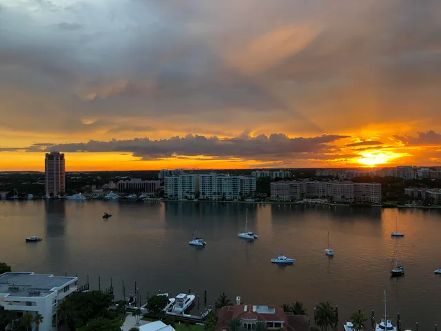 a view of a lake and a mountain