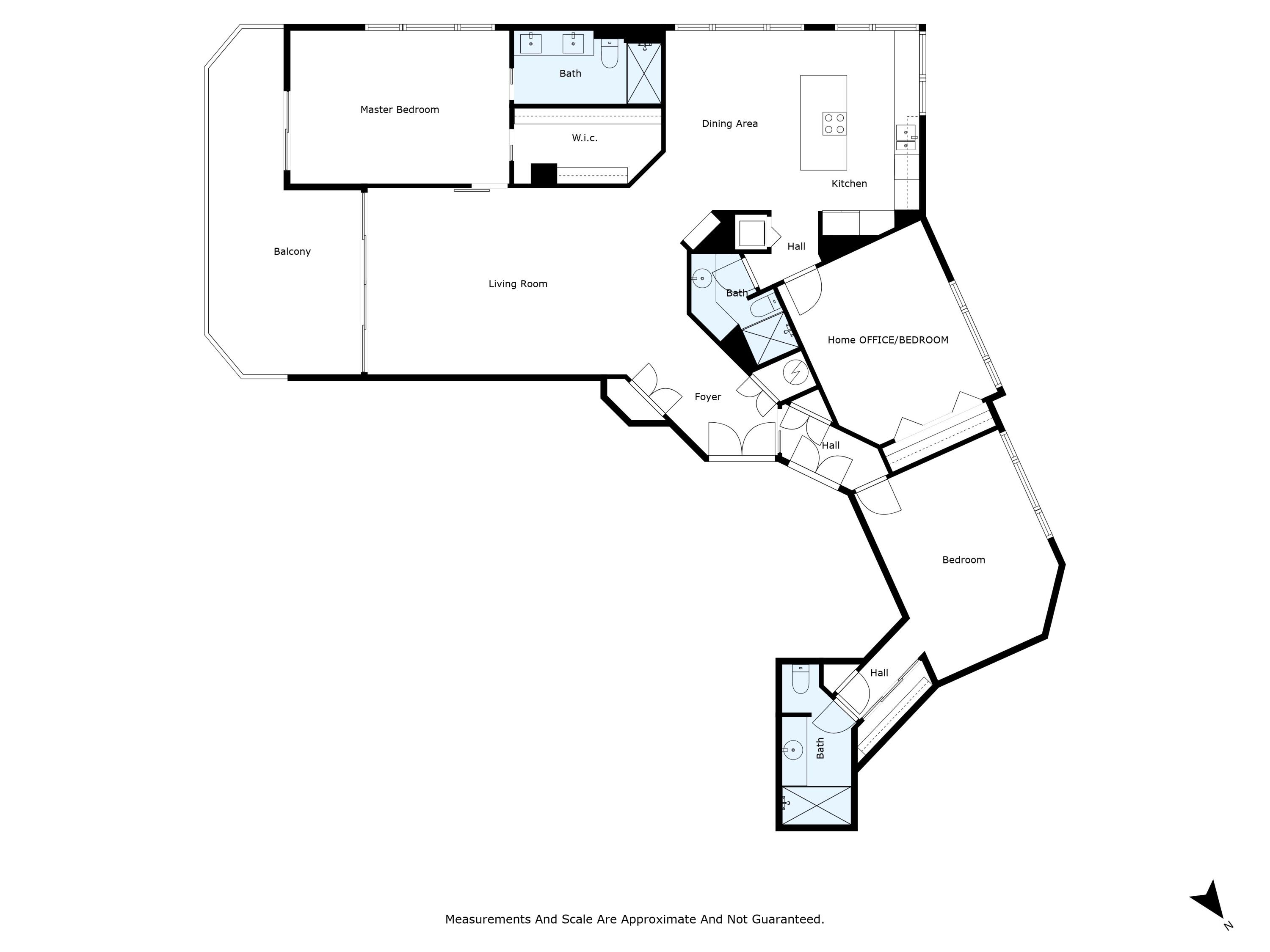 500 South Ocean Boulevard, Unit 2008 Boca Raton, FL 33432 - Photo 53 of 53 Floor plan
