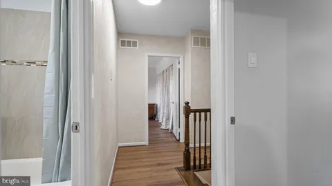 a view of a hallway with a hallway