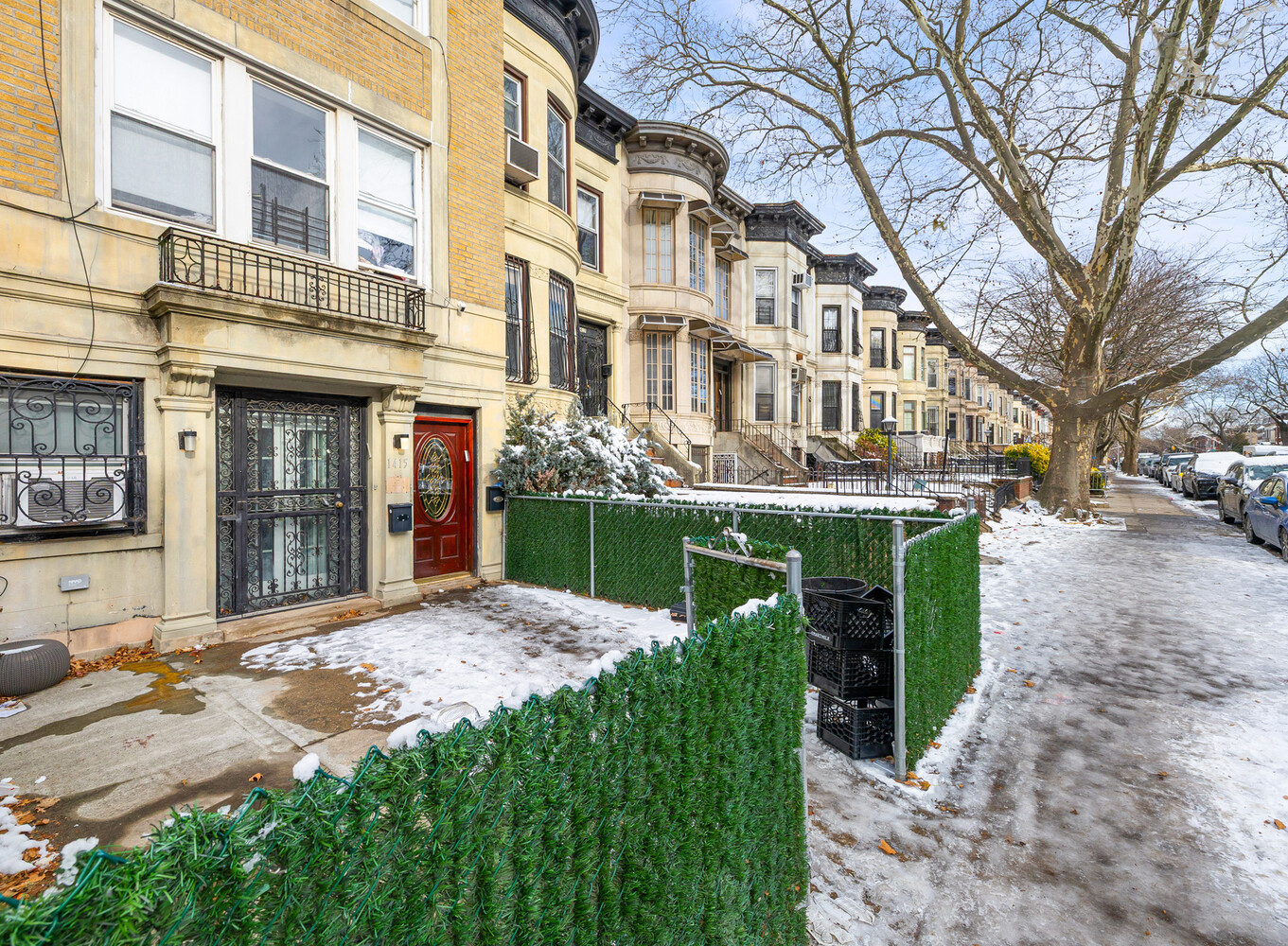 1415 President Street Brooklyn, NY 11213 - Photo 2 of 2 a view of a building with a yard