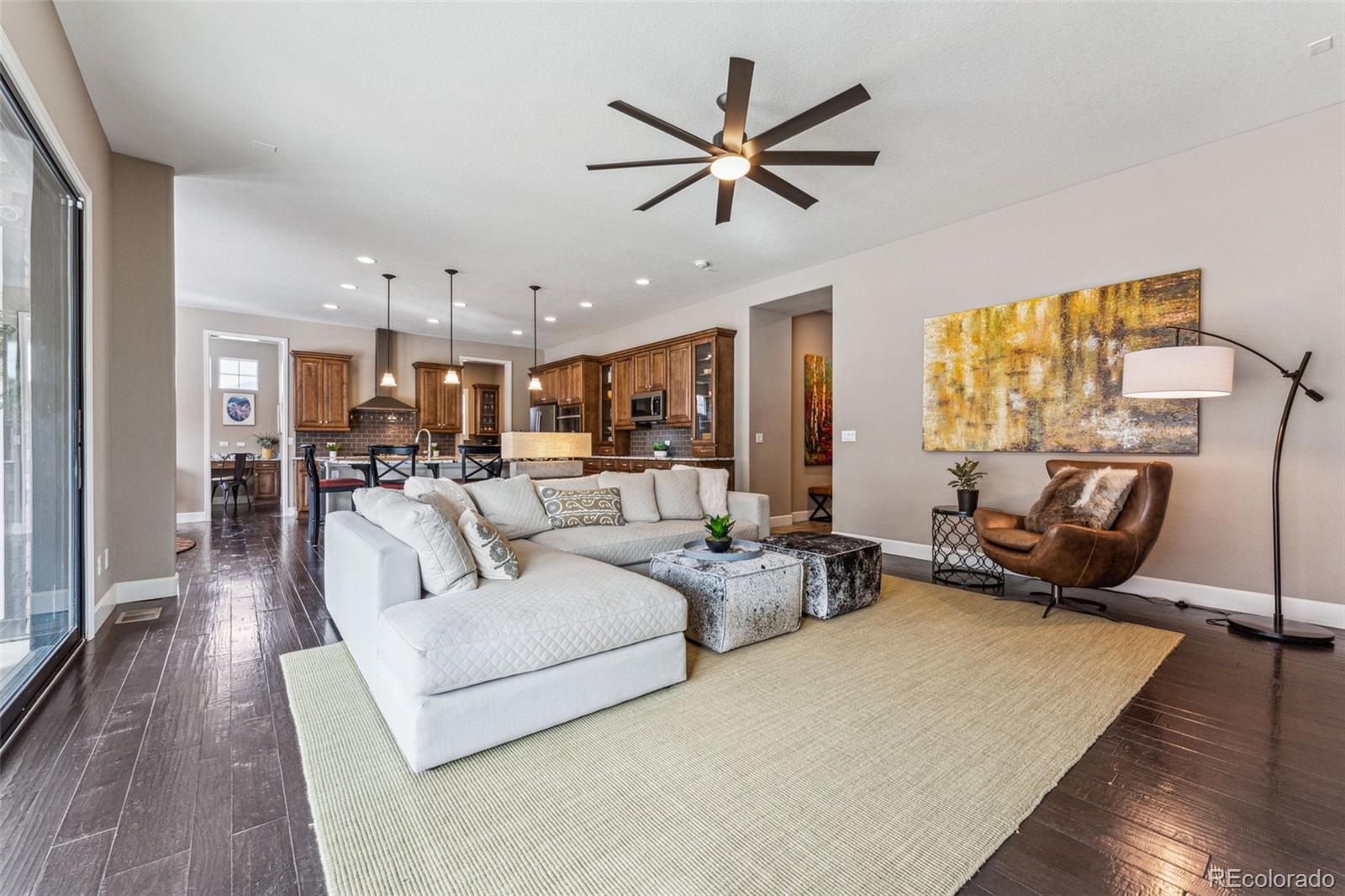 4937 Hogback Ridge Road Morrison, CO 80465 - Photo 7 of 43 a living room with furniture and a large window