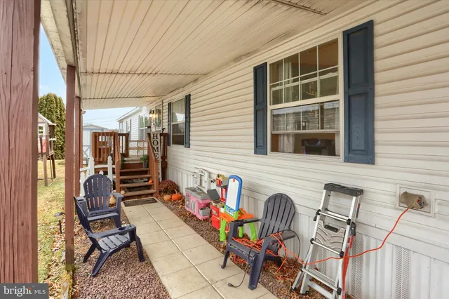 a view of front door of house