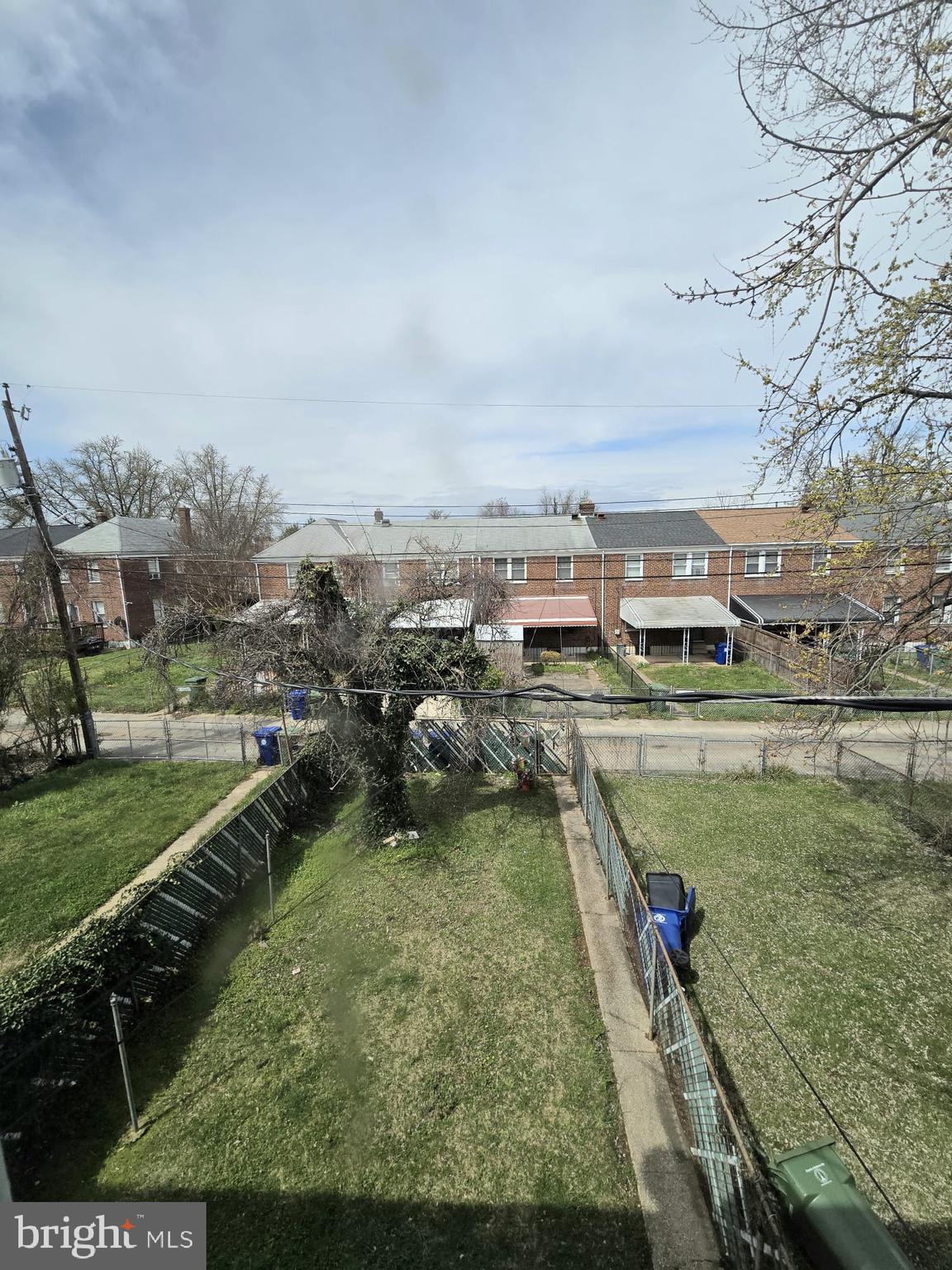 4020 Edgewood Road, Unit 2 Baltimore, MD 21215 - Photo 10 of 13 Backyard view from bedroom
