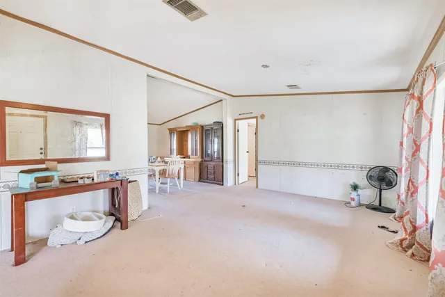 a very nice looking room with a large window