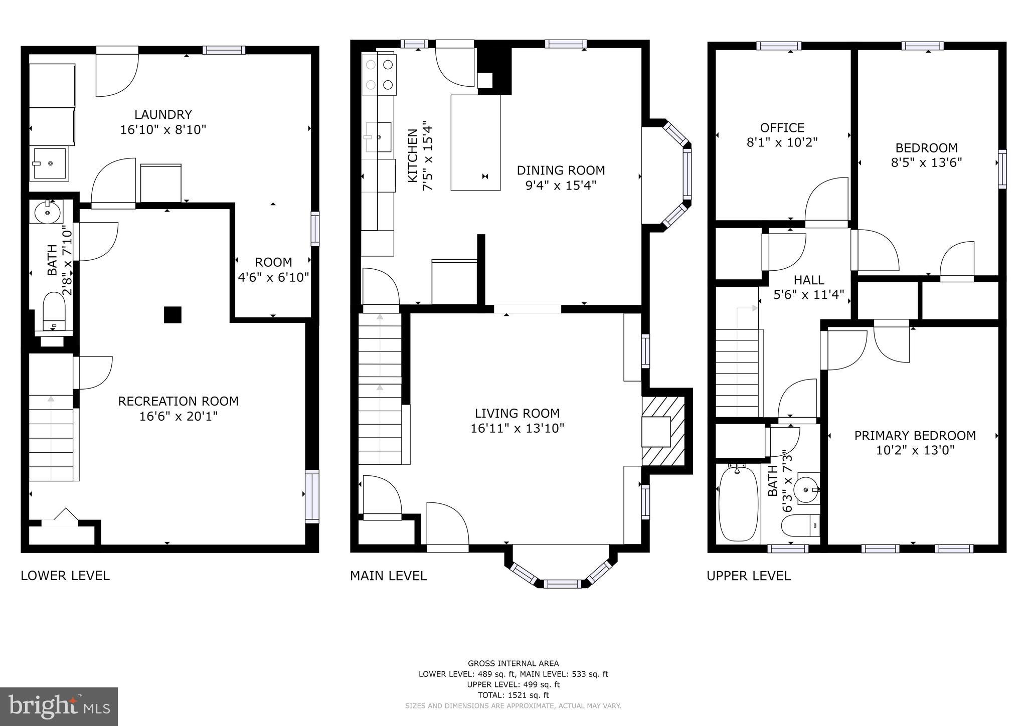 1627 Hardwick Road Towson, MD 21286 - Photo 32 of 32 Floor Plan