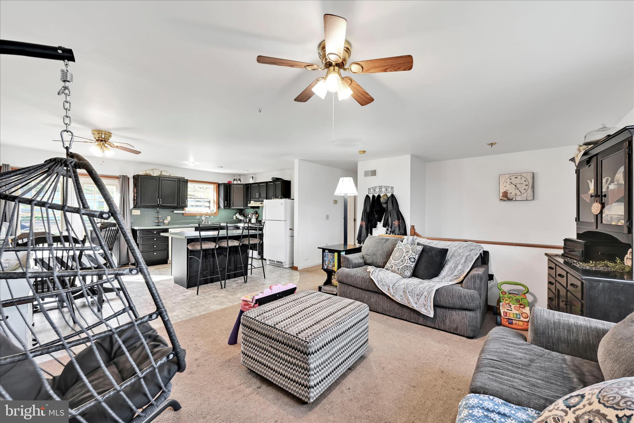411 Red Hill Road Pequea, PA 17565 - Photo 14 of 50 a living room with furniture ceiling fan and a rug