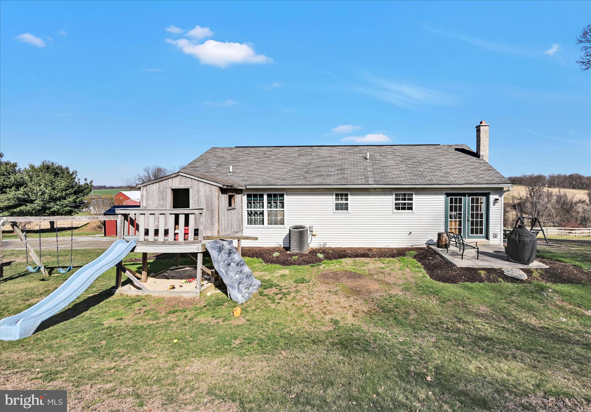 411 Red Hill Road Pequea, PA 17565 - Photo 36 of 50 a aerial view of a house with swimming pool