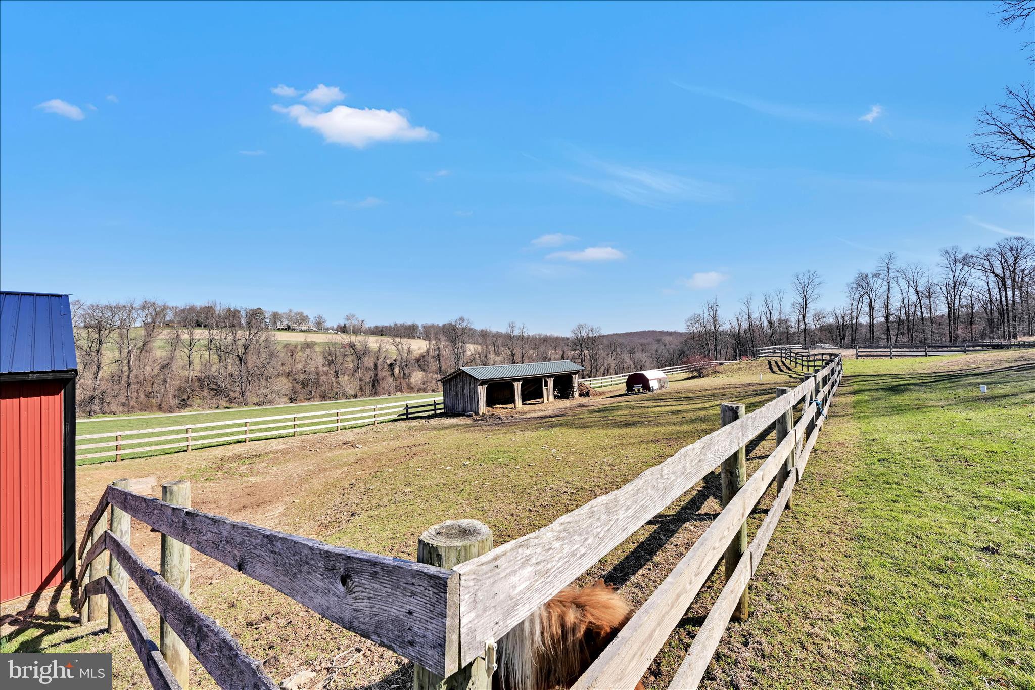 411 Red Hill Road Pequea, PA 17565 - Photo 41 of 50 a view of a swimming pool with an outdoor seating and a garden