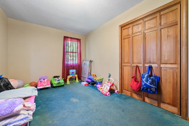 a room with toys and flat screen tv