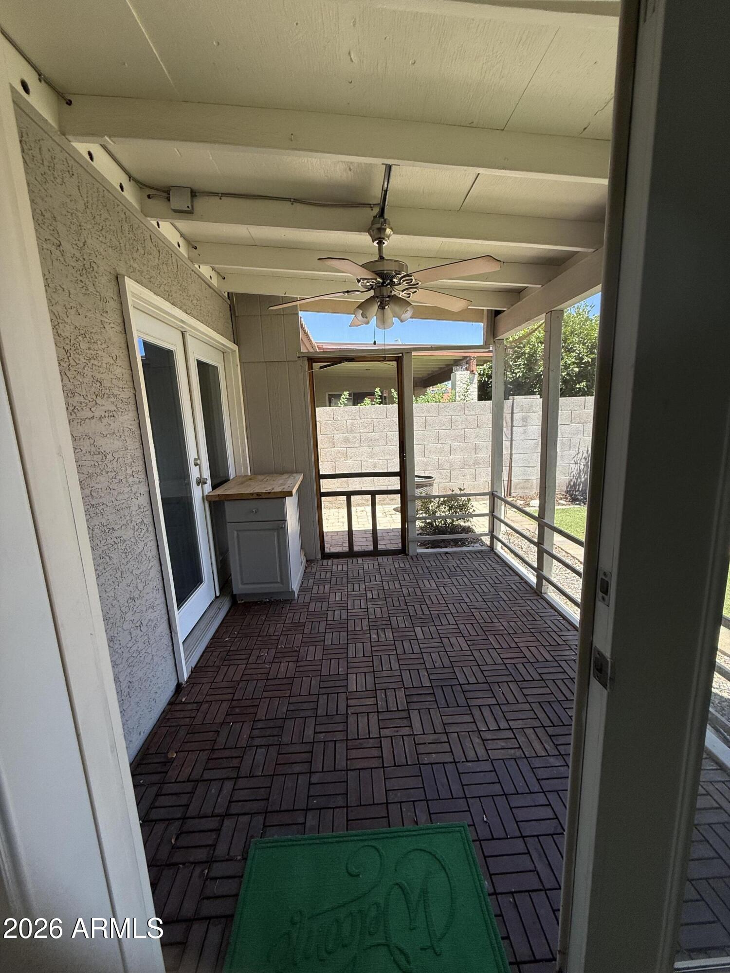 542 South Higley Road, Unit 63 Mesa, AZ 85206 - Photo 27 of 41 Screened patio