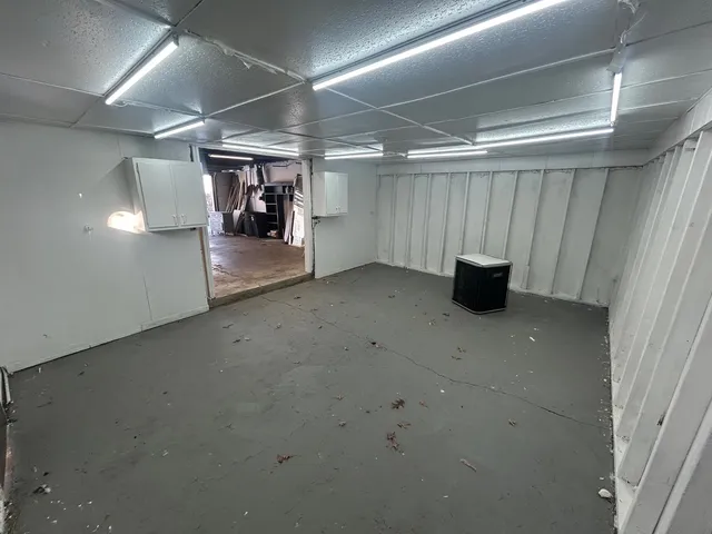 a view of a storage & utility room