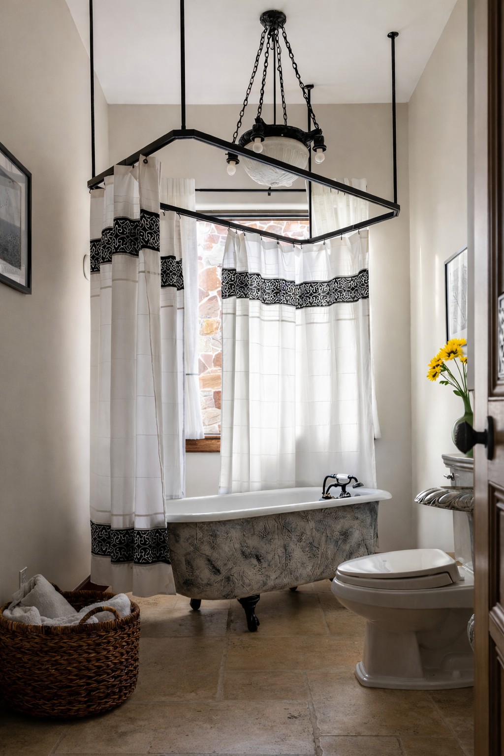 17743 West Reed Park Road Jonestown, TX 78645 - Photo 10 of 18 a bathroom with a granite countertop sink a toilet and shower