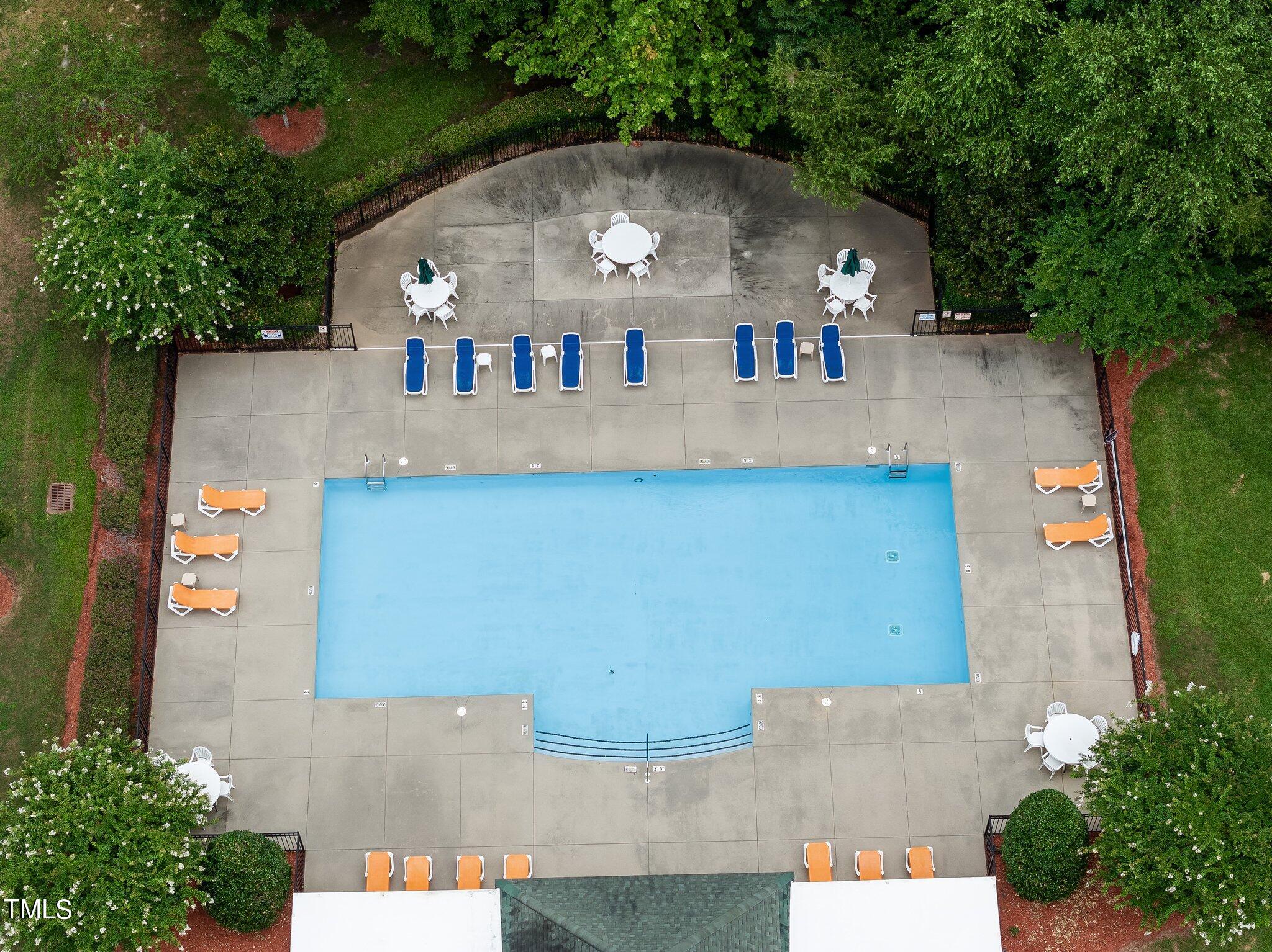 417 Bryerstone Drive Willow Spring, NC 27592 - Photo 41 of 43 an aerial view of a house with a yard