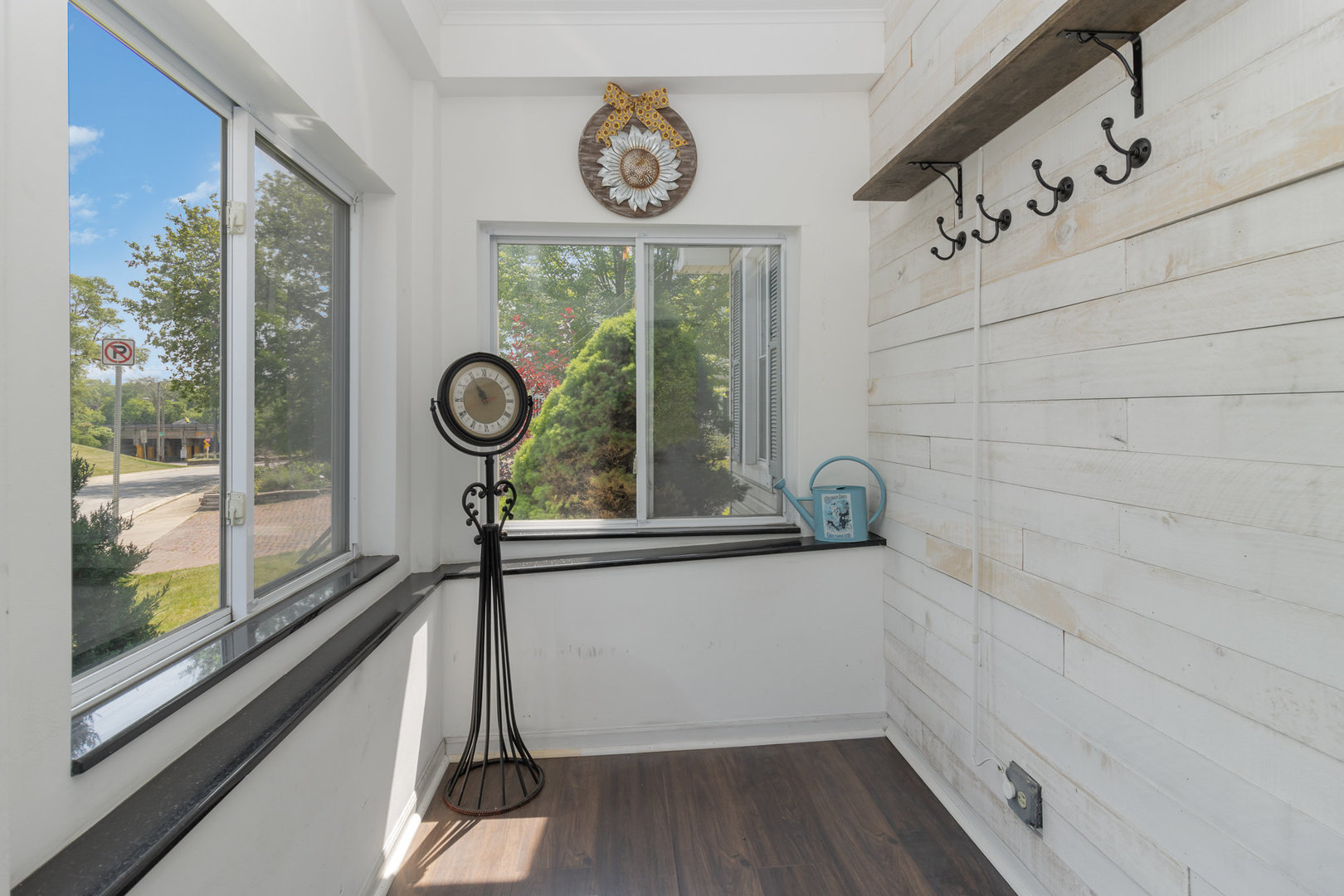 2121 Pine Road Homewood, IL 60430 - Photo 3 of 20 a view of entryway with wooden floor and door