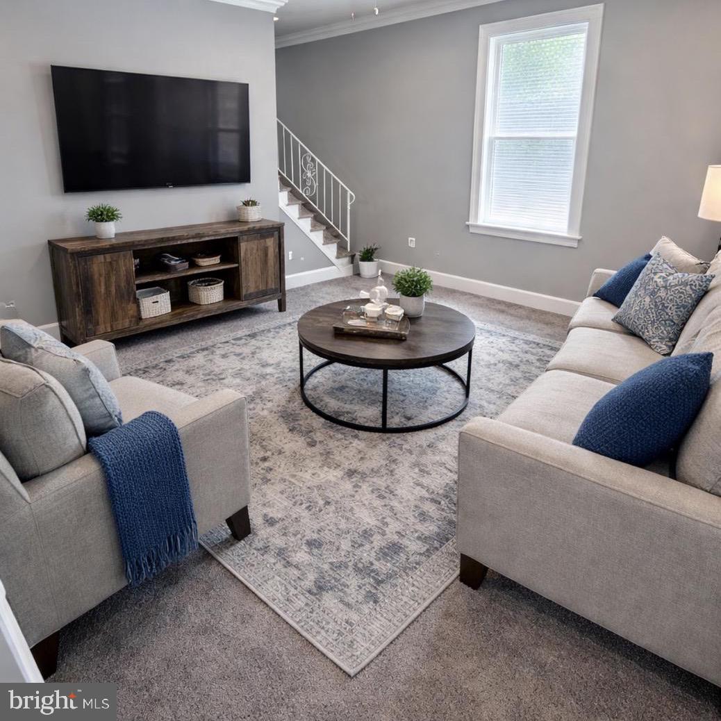 5 3rd Street Brookhaven, PA 19015 - Photo 22 of 45 Living Room Virtually Staged