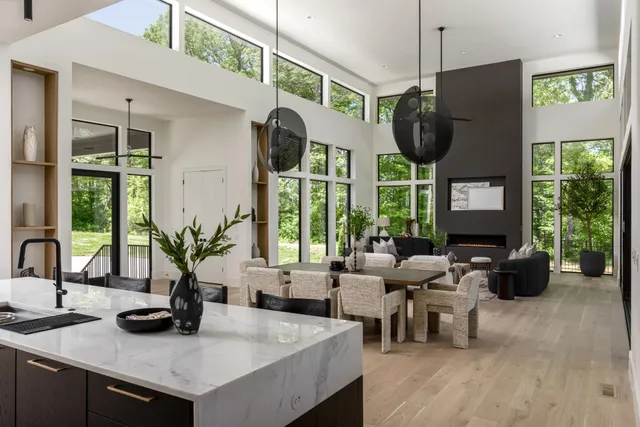 a view of a bathtub in a bathroom