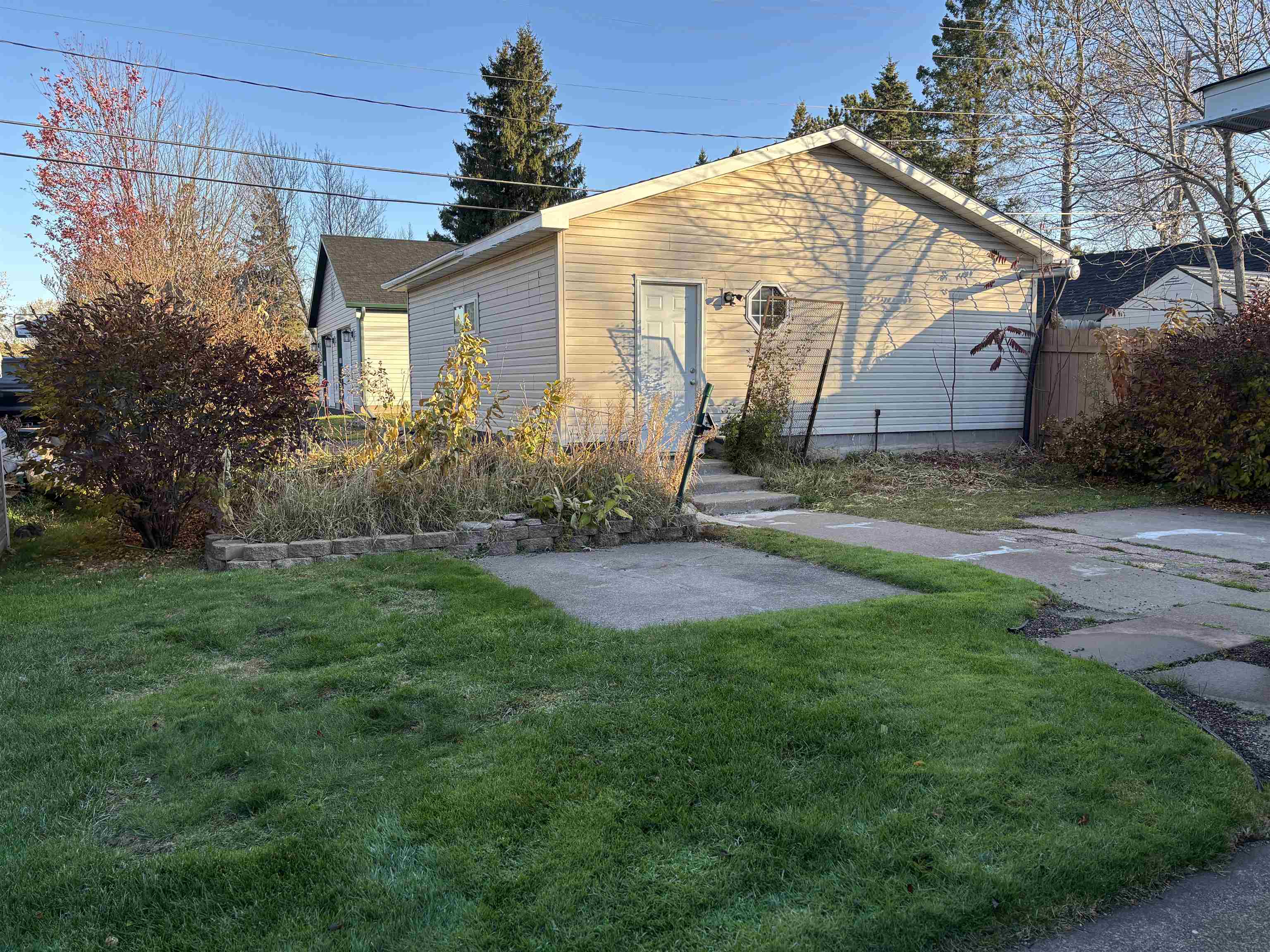 Rear view of property